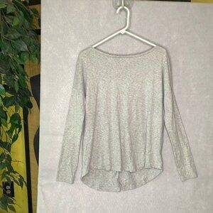 True Craft for Belk Women's Gray Small Cotton Poly Lightweight Roomy Pullover